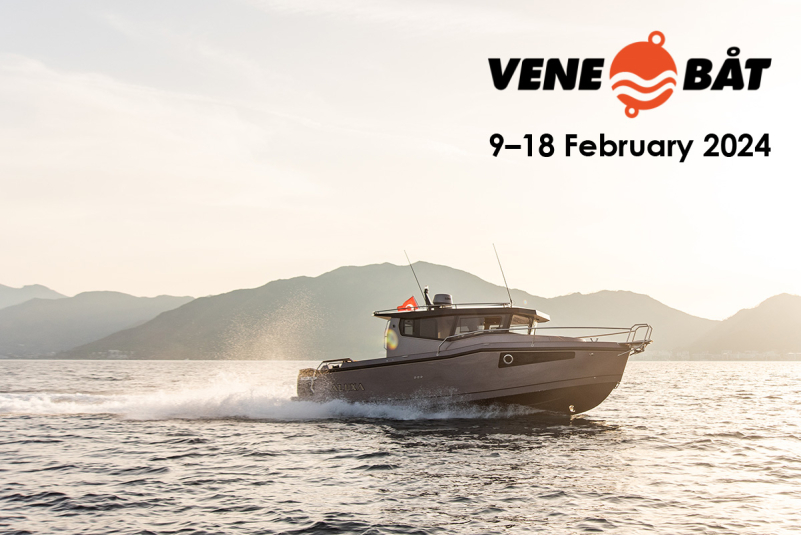 ALUXA will present a 28’ DUO Smart-boat at the Helsinki Boat Show 2024